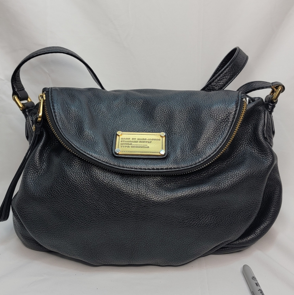 Marc Jacobs Black Leather Shoulder Bag